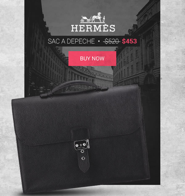 Hermes men fake Sac A Depeche